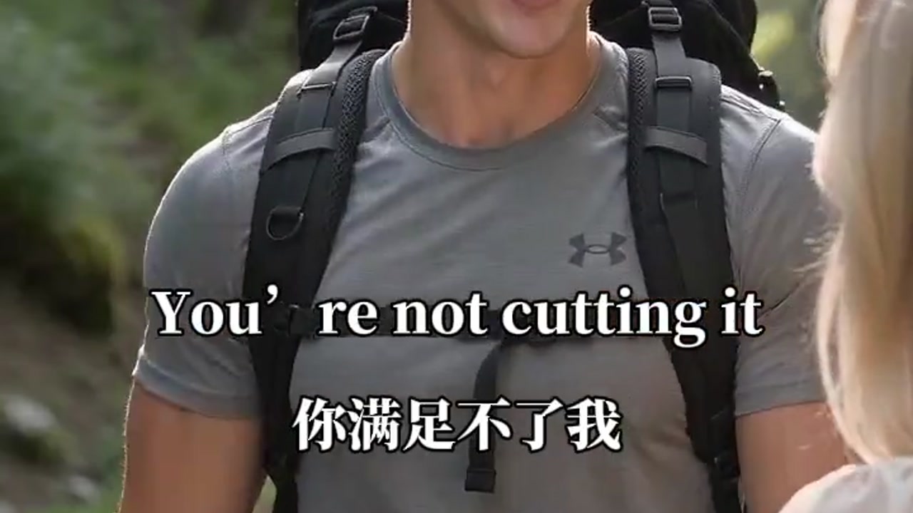 你满足不了我英语怎么说？地道表达是someone can't keep up